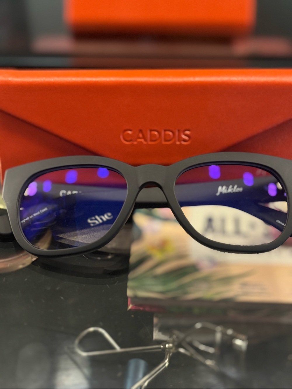Caddis Miklos Blue Light glasses Frame Color
Matte Black